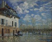 Painting of Alfred Sisley in the Orsay Museum